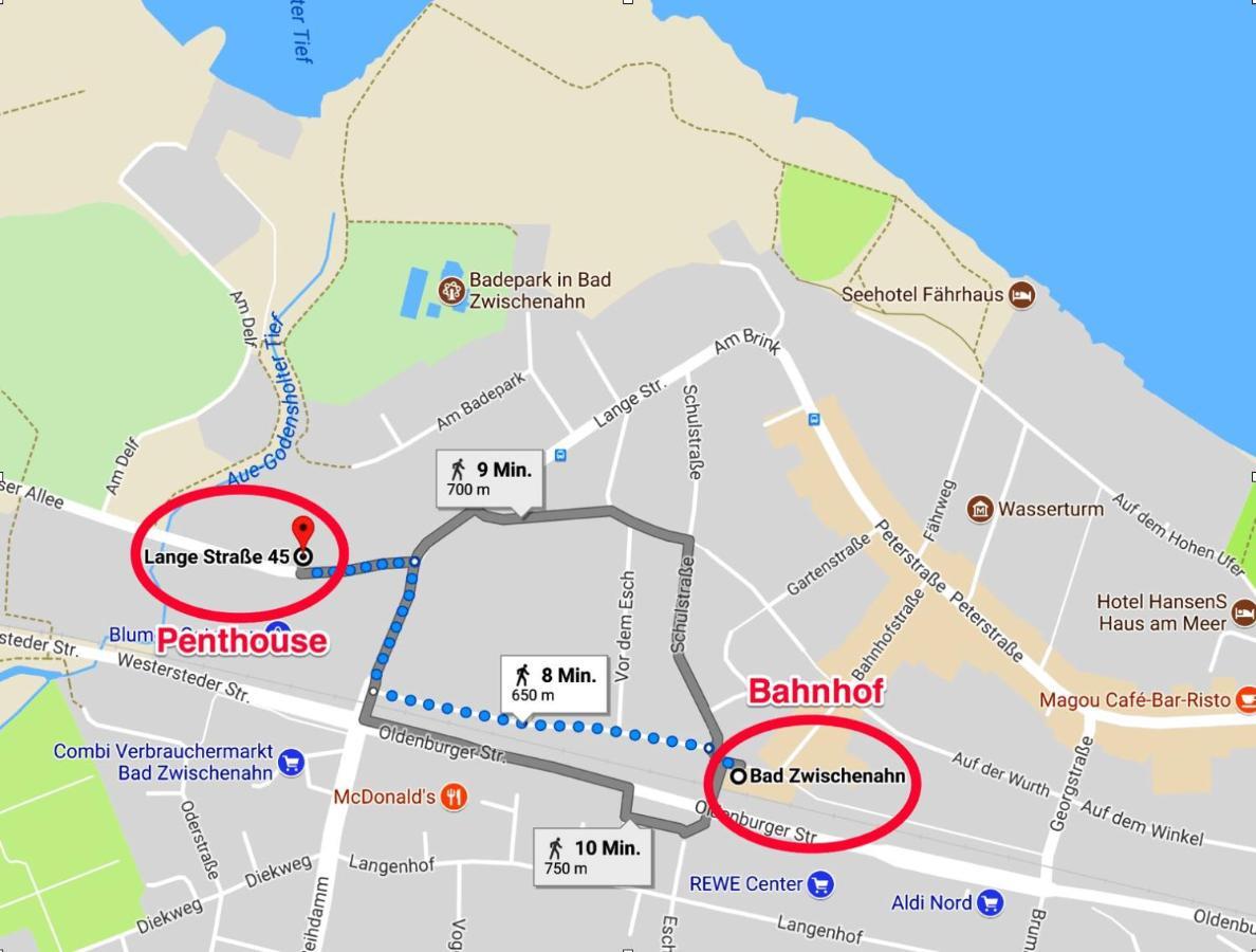 Luxuriöse Ferienwohnung für 2-4 in Bad Zwischenahn Exterior foto